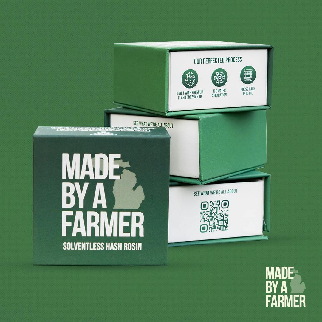 Photograph of product: Made By A Farmer - Caribbean Breeze Live Rosin 1g