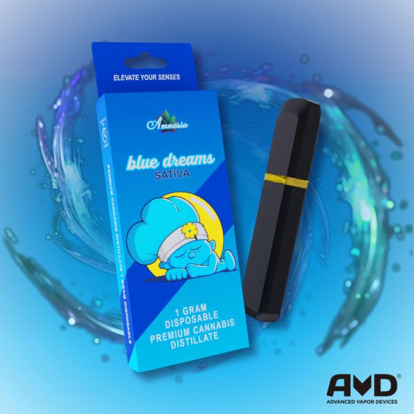 Photograph of product: AMNESIA | BLUE DREAM | DISPOSABLE