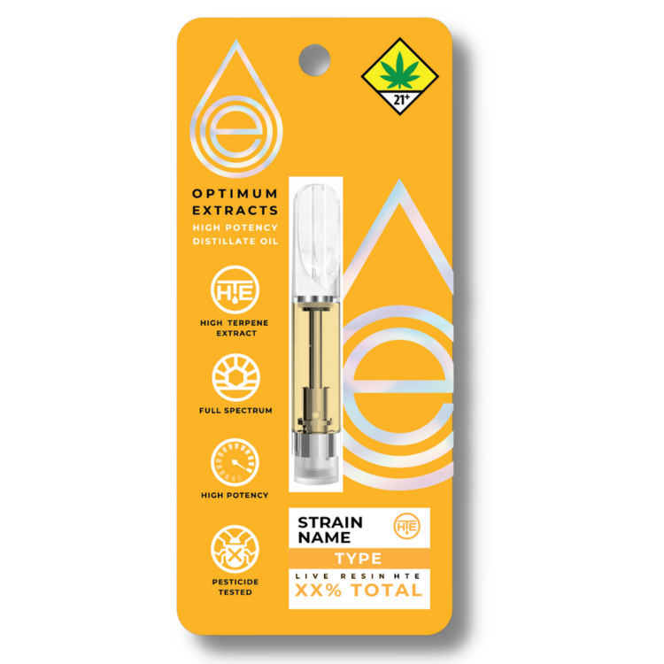 Photograph of product: Blueberry OG Live Resin HTE Cartridge (Optimum Extracts)