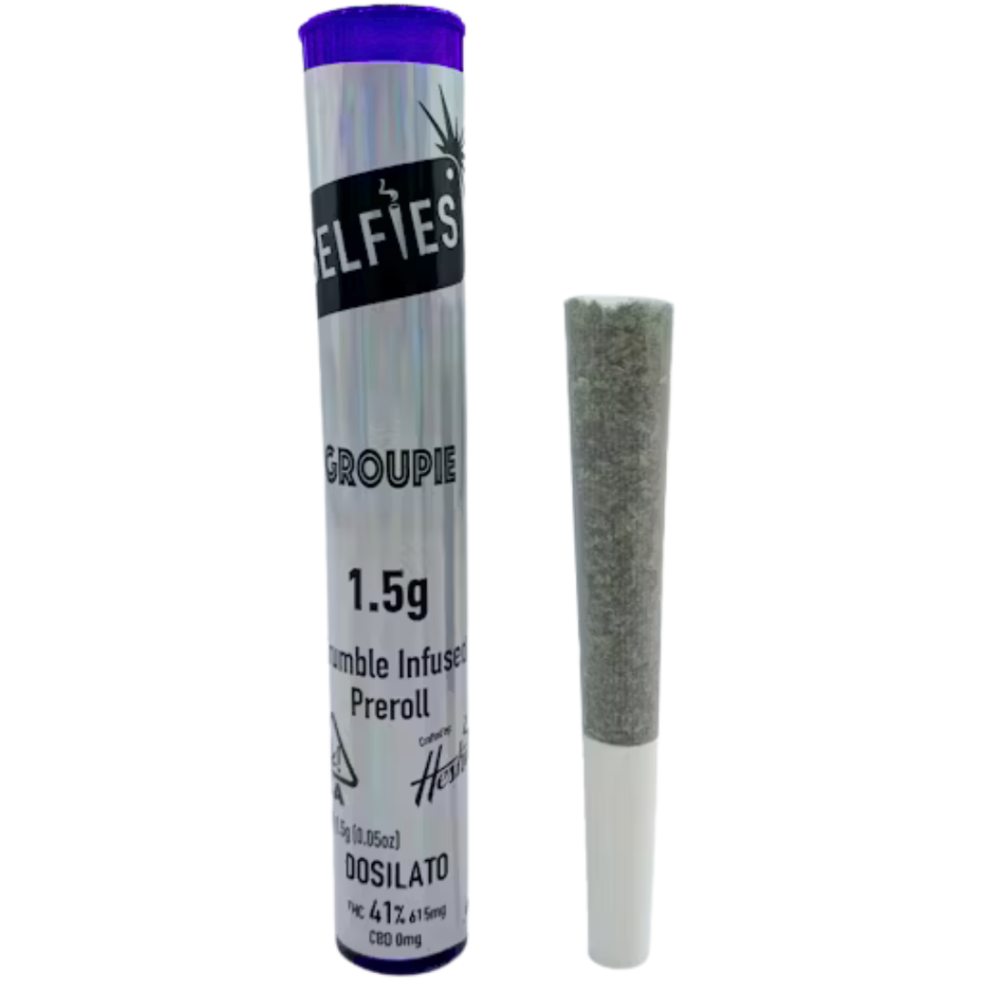 Photograph of product: DOSILATO CRUMBLE INFUSED PREROLL