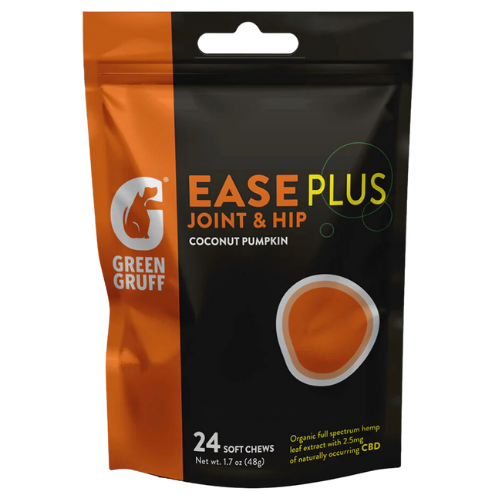 Photograph of product: Green Gruff Plus Ease Hip & Joint CBD Dog Treats - 24 Chews