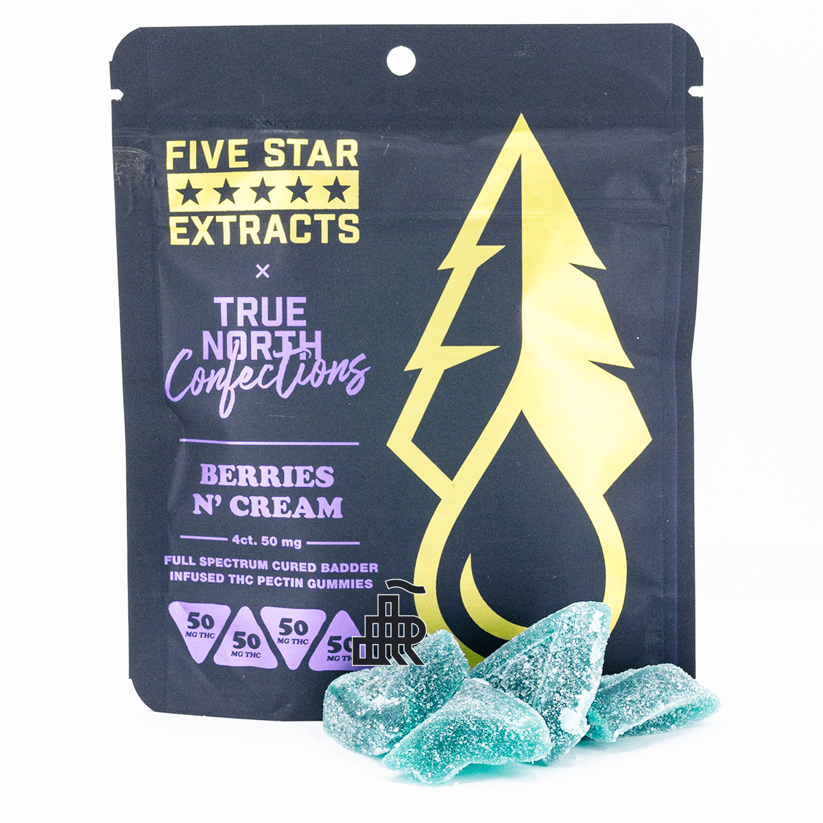 Photograph of product: Berries & Cream | Full Spectrum | Vegan | 4pc