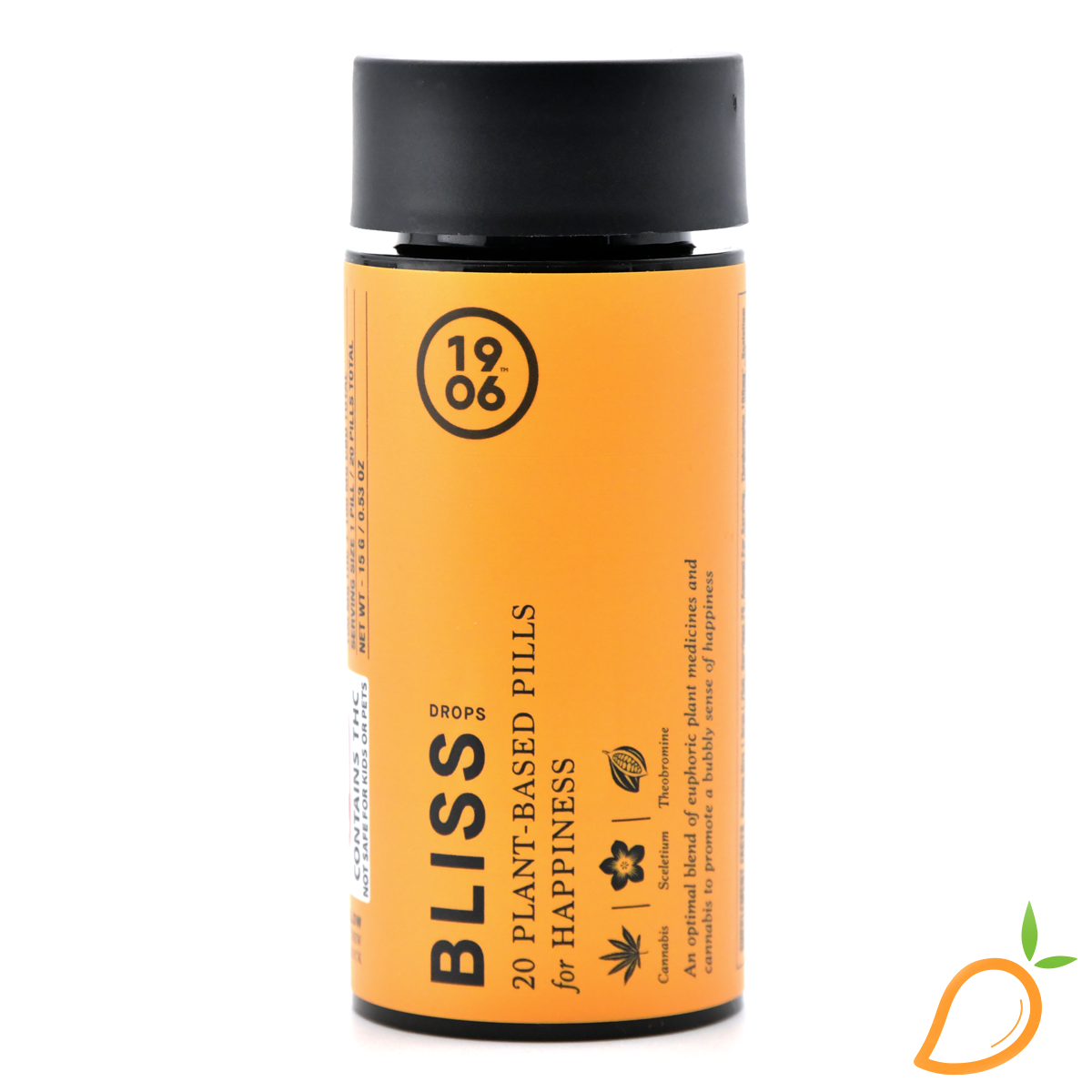 Photograph of product: 100mg 1:1 Bliss Drops 1906