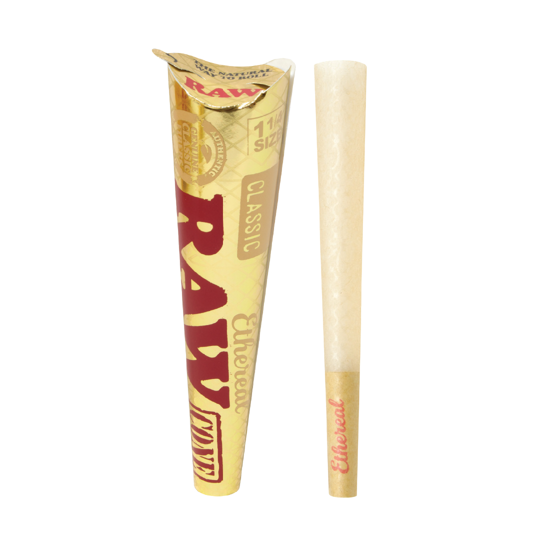 Photograph of product: RAW Ethereal Cones- King Size 3pk