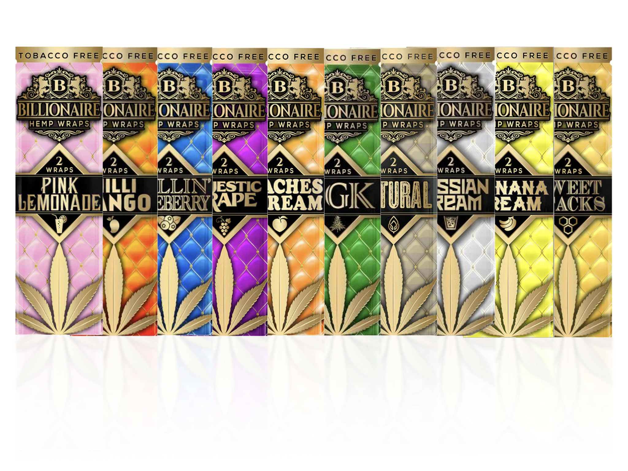 Photograph of product: Billionaire Hemp Wraps - Poppin' Bubblegum
