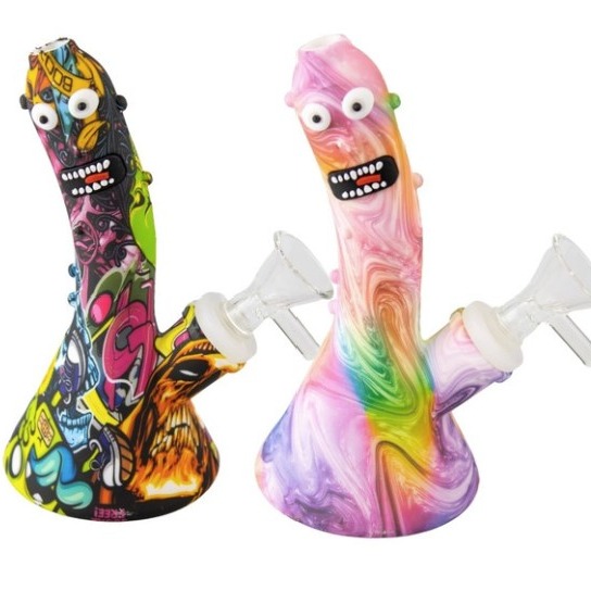 Photograph of product: bong Silicone ($16) mini themed beaker