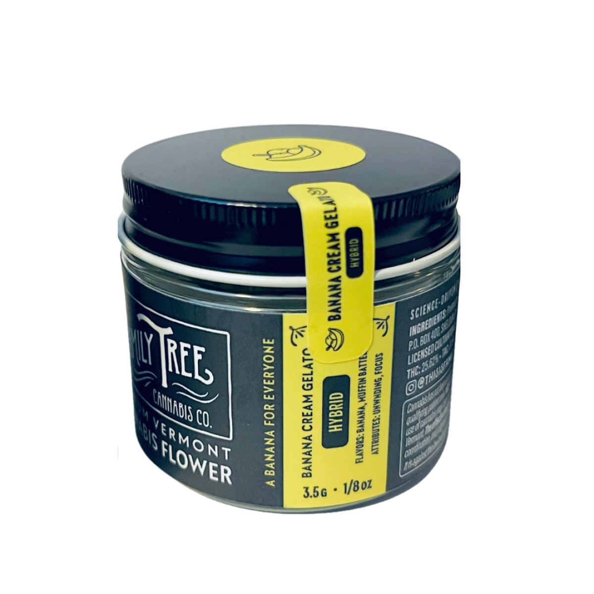 Photograph of product: Family Tree - Banana Cream Gelato - 3.5g