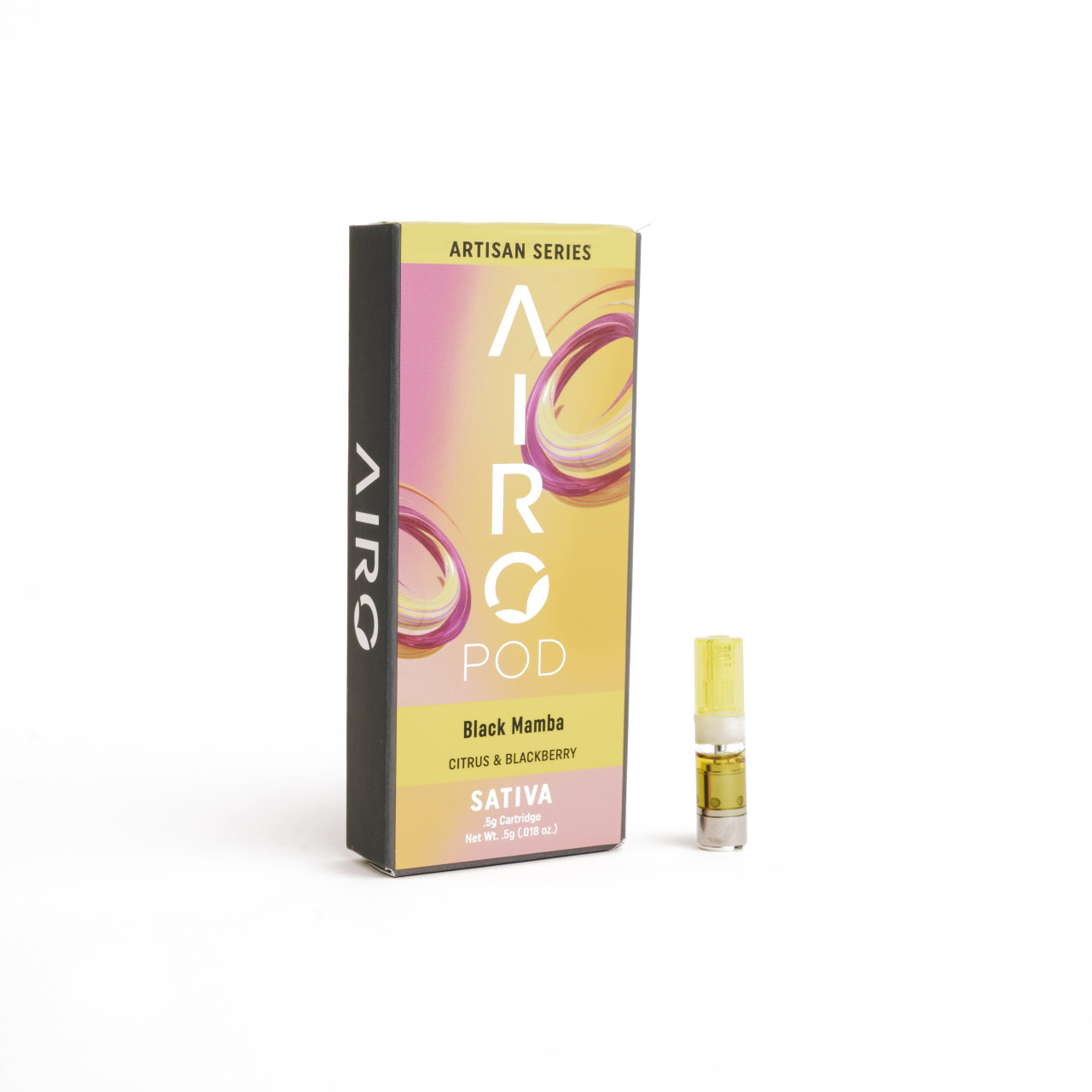 Photograph of product: Airo | Distillate Vape | Black Mamba 1g