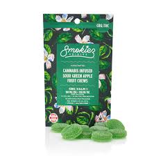Photograph of product: Smokiez | Sour Green Apple | Fruit Chews | 200mg