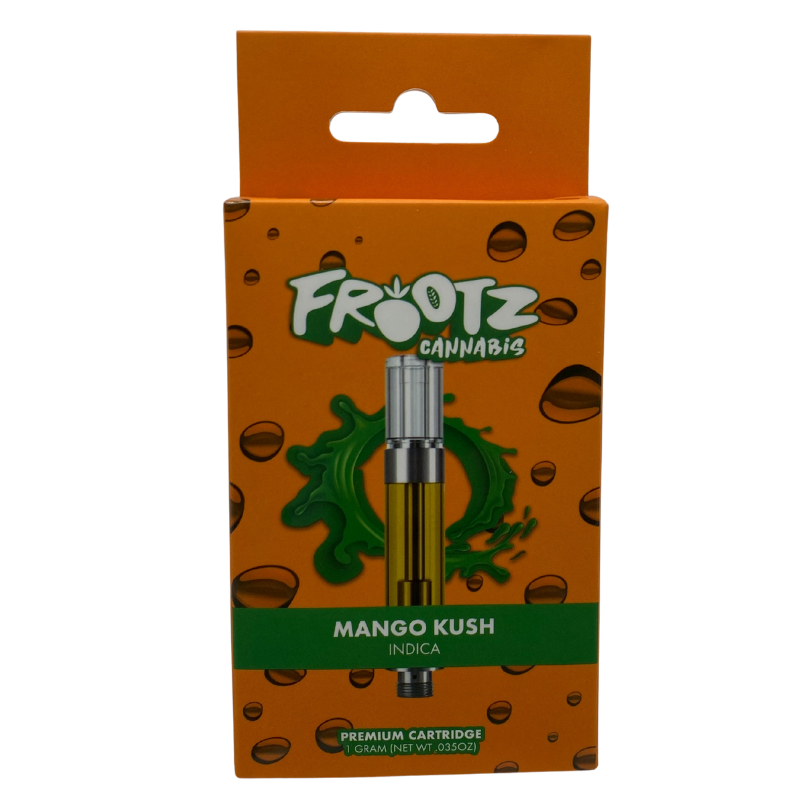 Photograph of product: Frootz | Mango Kush | 1g | Distillate | Cartridge