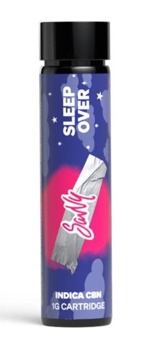 Photograph of product: Savvy | Vape Cart | Sleepover | Cherry Sorbet | 4 TH-oui : 1 CBN | 1g