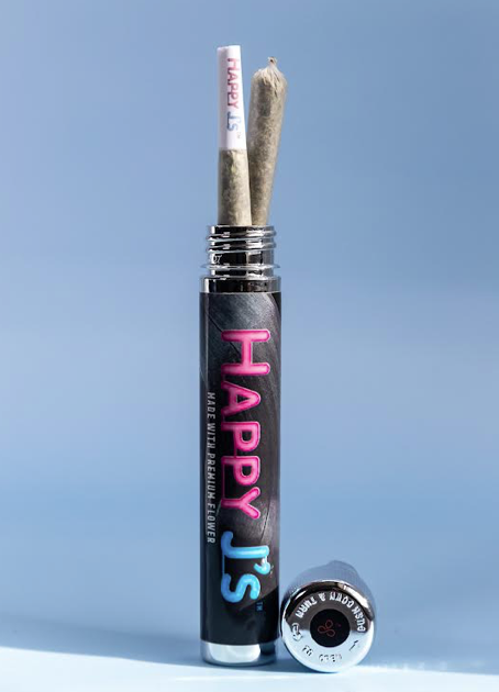 Photograph of product: Huckleberry Soda #5 [Two 0.5g pre rolls] || HAPPY J's