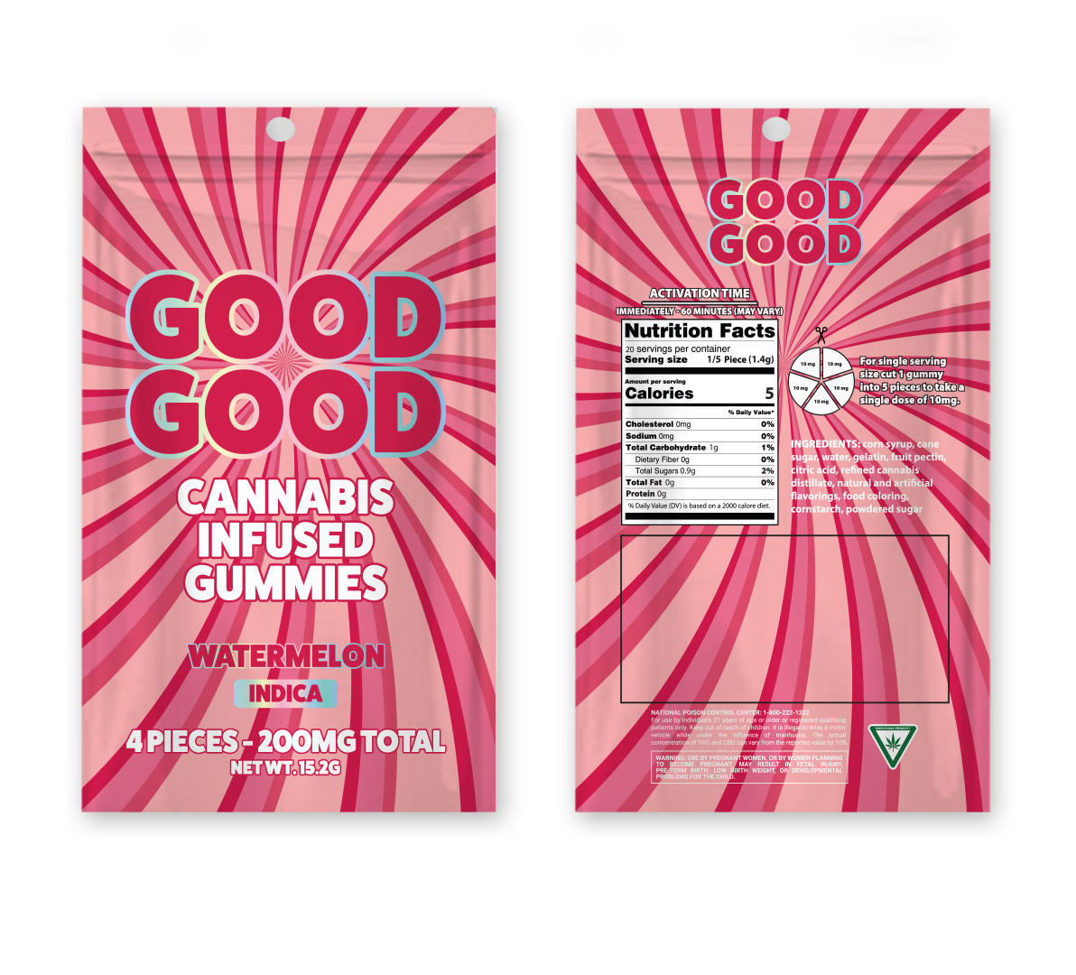 Photograph of product: Watermelon | 200MG Gummies