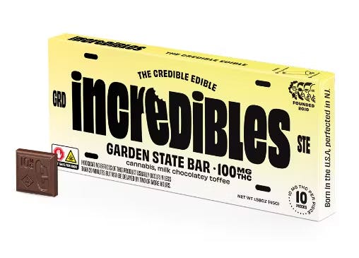 Photograph of product: Garden State Bar (100mg TH-oui)
