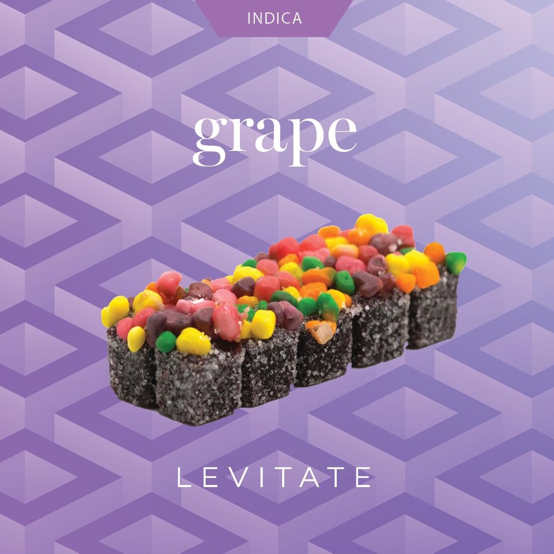 Photograph of product: Grape Crunch Orbit Bites - Oui'd 200mg