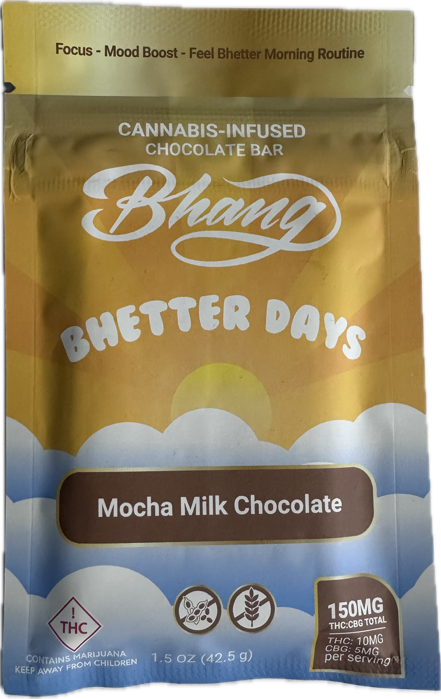 Photograph of product: Bhang Better Days Mocha 100mg Thc/50mg Cbg
