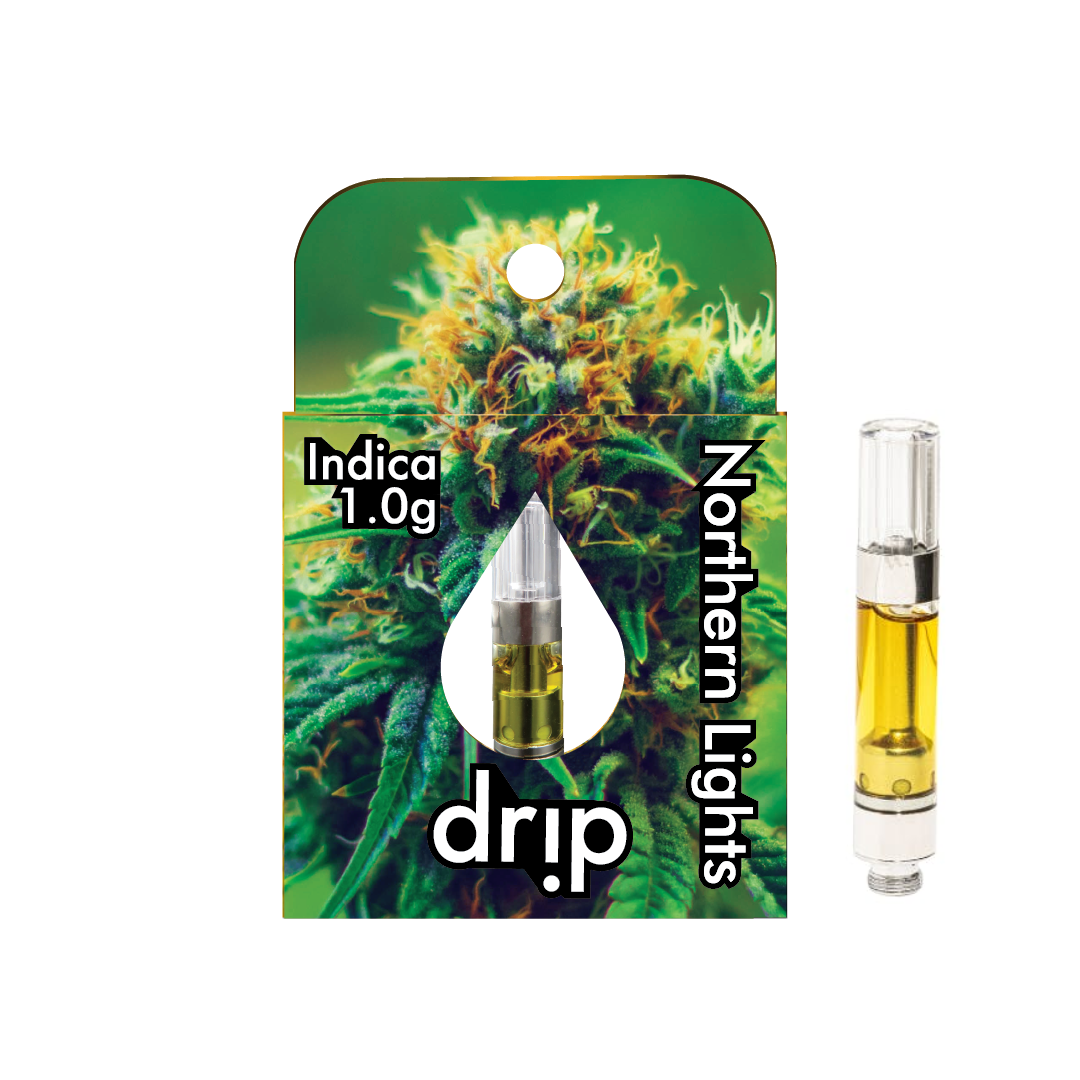 Photograph of product: Drip | Northern Lights Distillate Cartridge | 1g