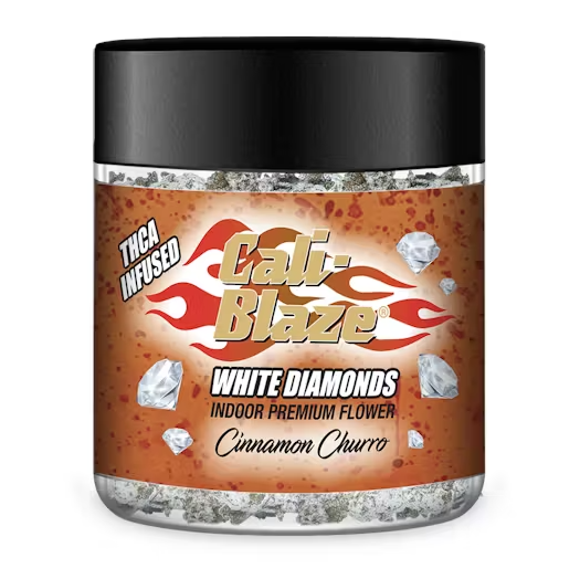Photograph of product: Infused Flower | White Diamonds | Cinnamon Churro | 3.5g
