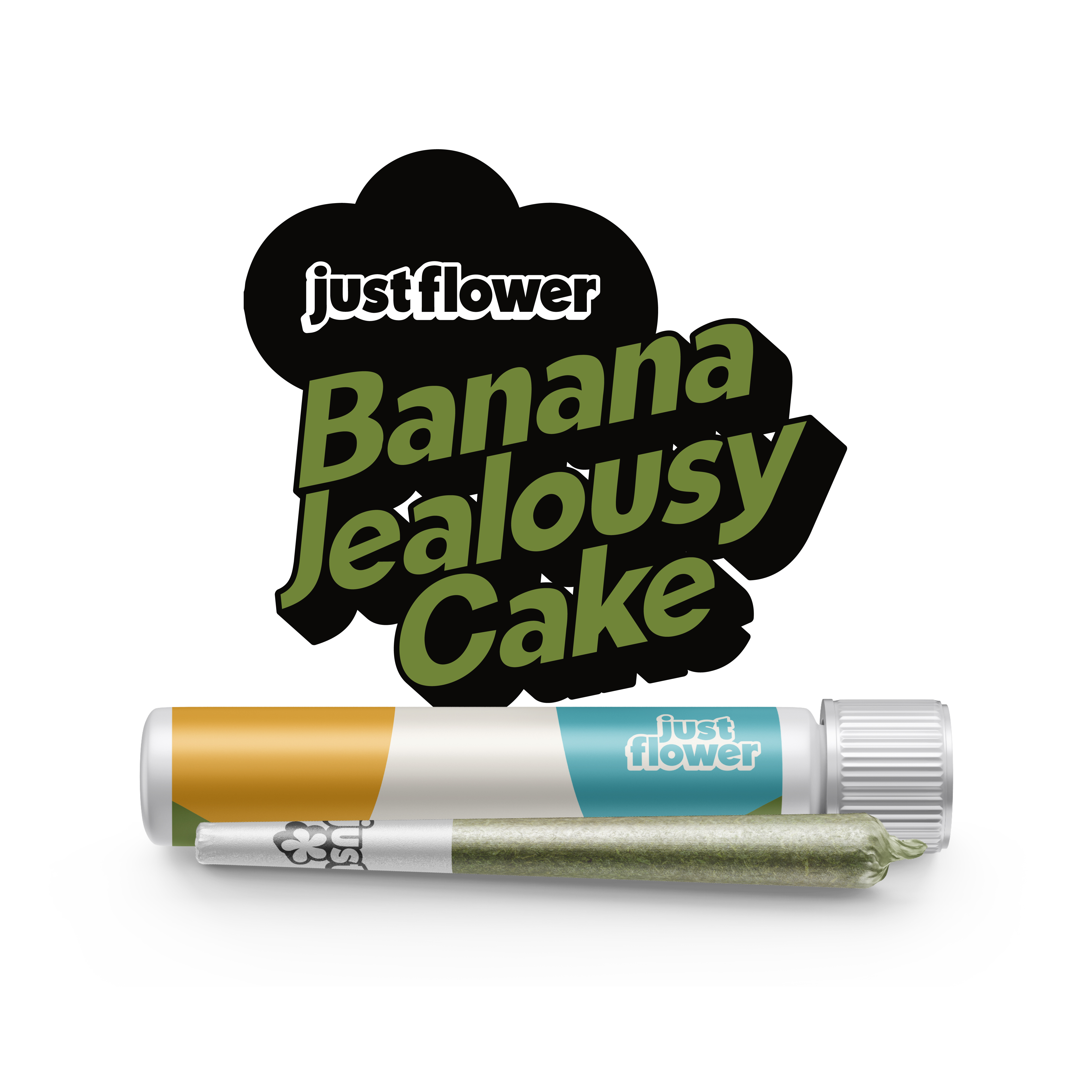 Photograph of Product: Banana Jealousy Cake Pre-Roll | 2 x 0.5g