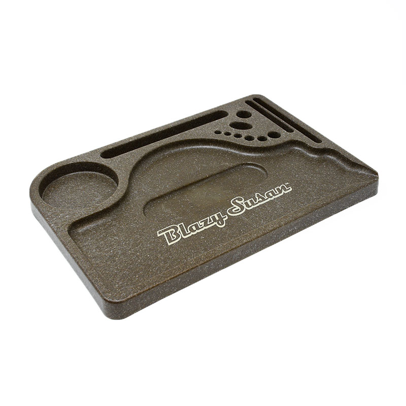 Photograph of product: Blazy Susan Hemp Plastic Rolling Tray 12.25"