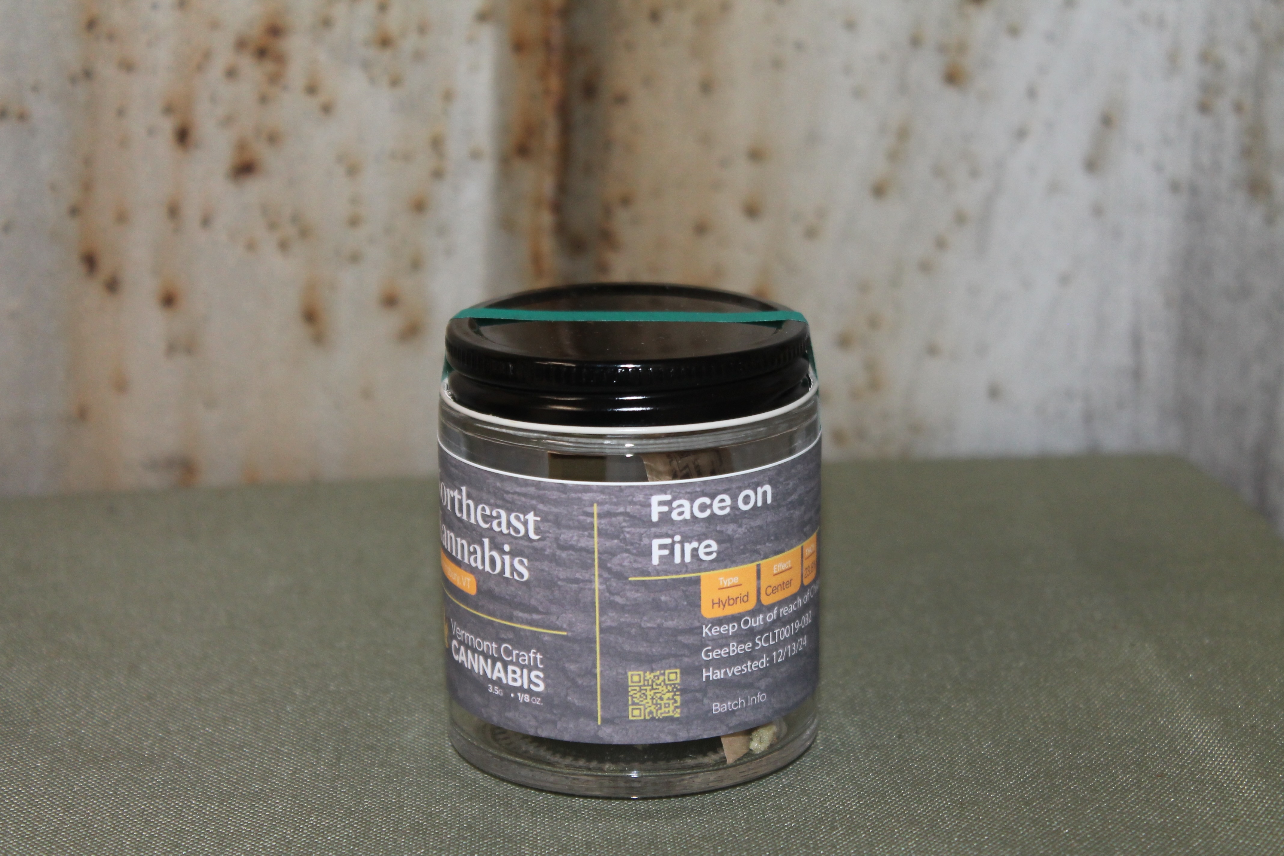 Photograph of product: Northeast Kannabis I Face on Fire - 3.5g