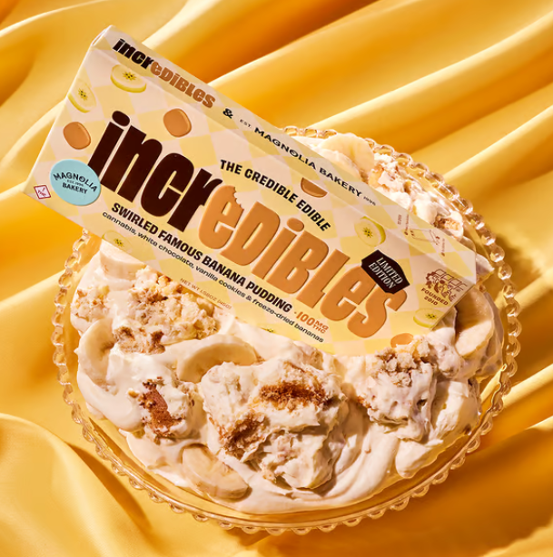 Photograph of product: Incredibles - Banana Pudding 100mg Chocolate Bar