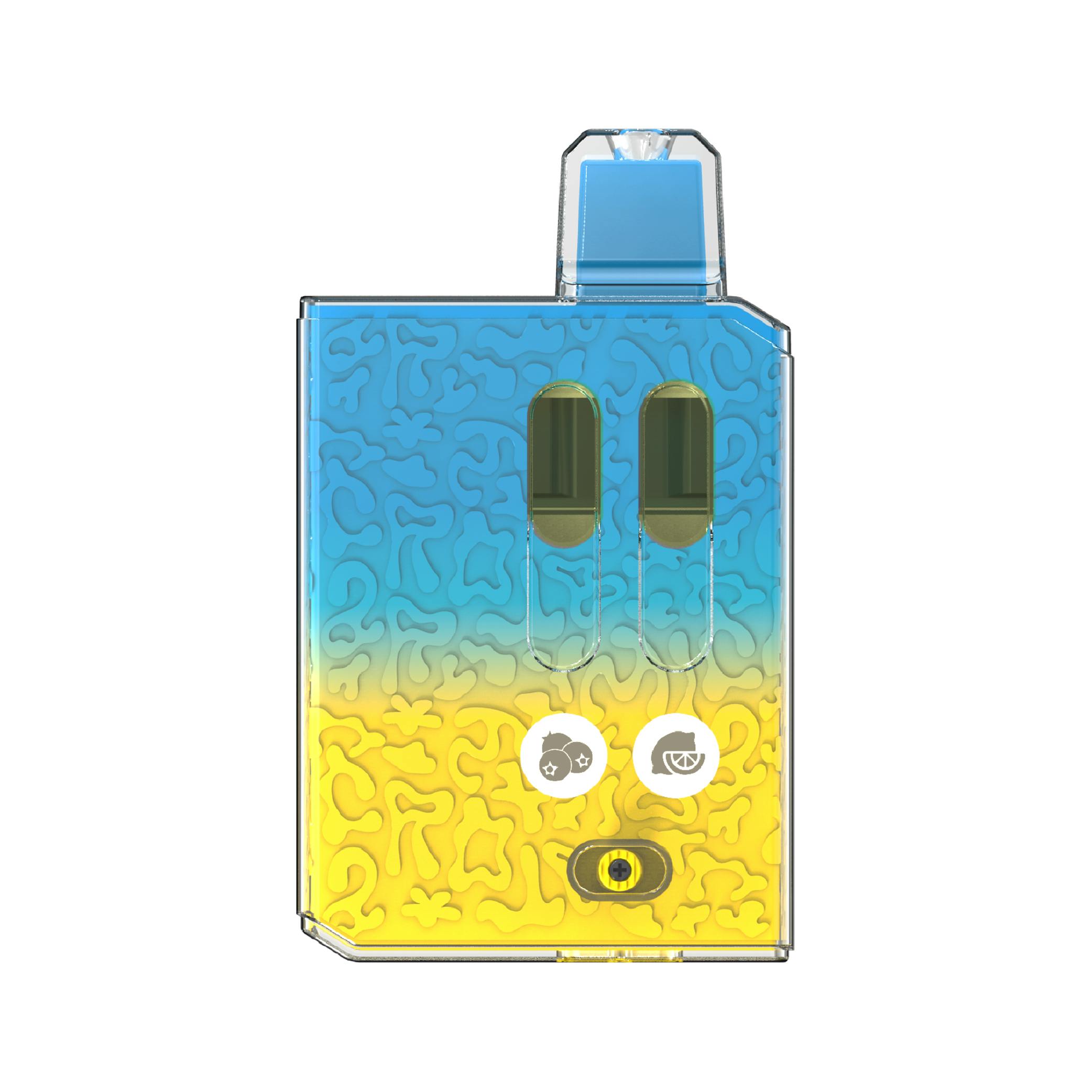 Photograph of product: Blueberry Kush & Lemon Diesel Distillate Dual All-In-One