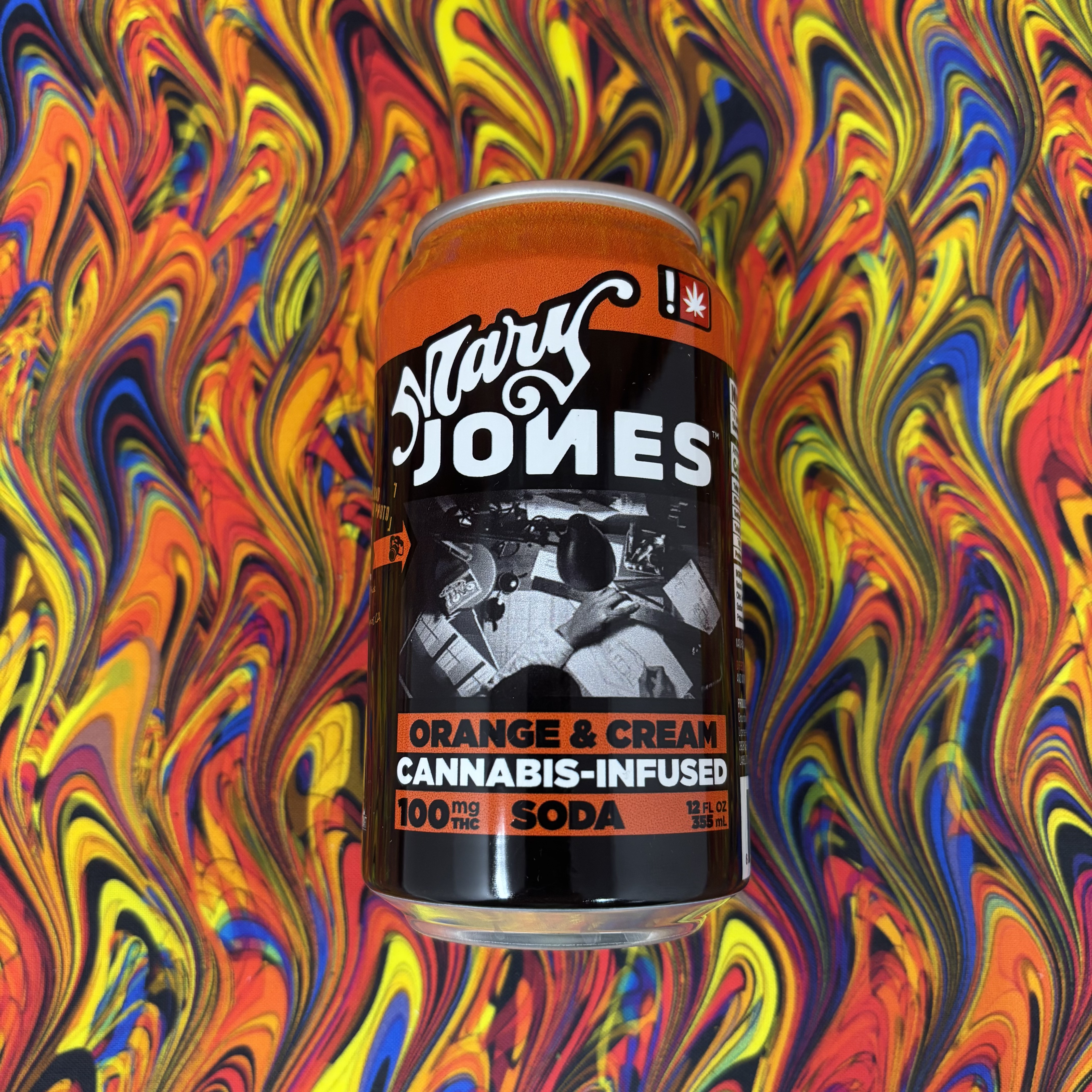 Photograph of product: Orange Cream 100mg - Mary Jones