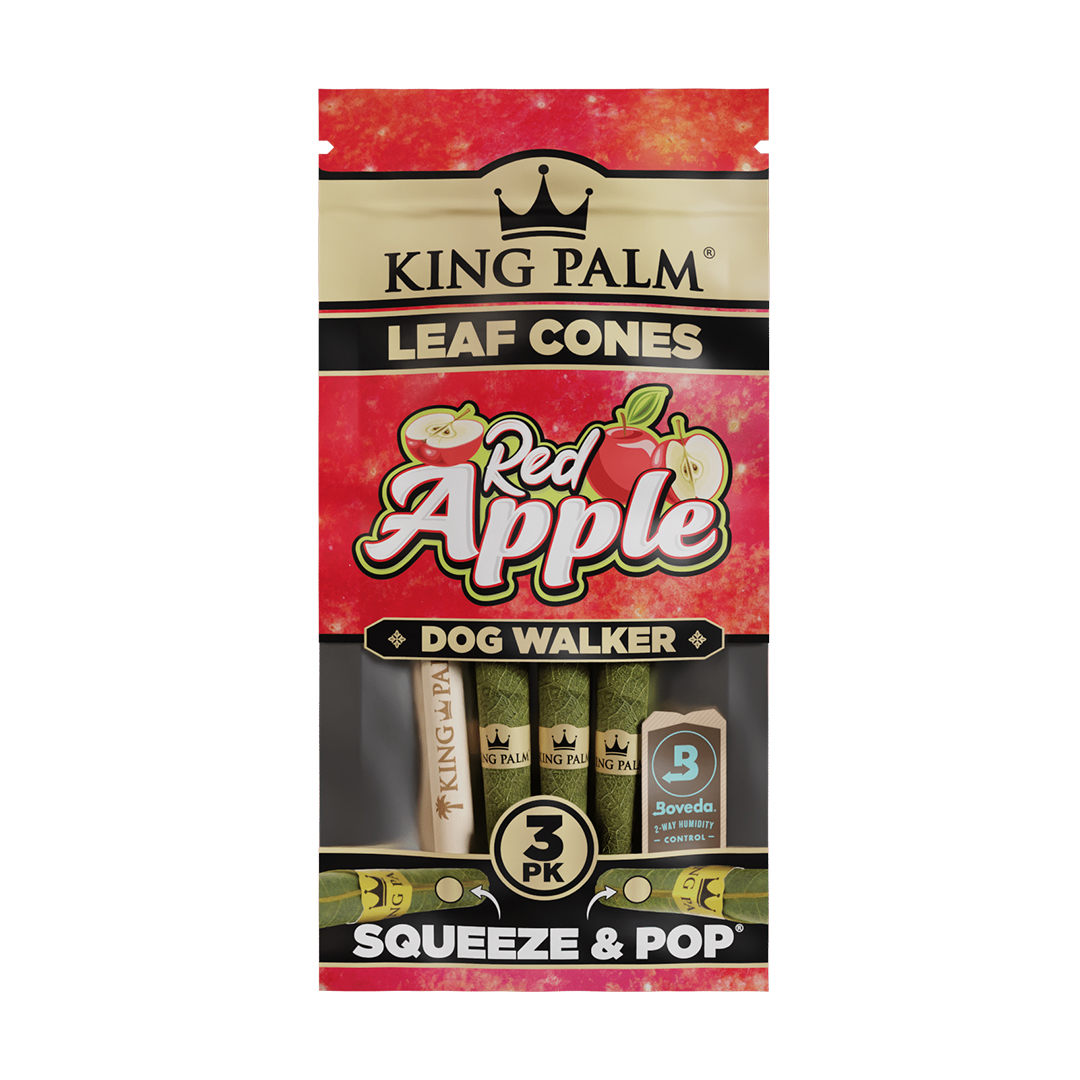 Photograph of product: Red Apple King Palm Dogwalker Cone 3pk
