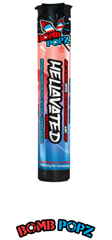 Photograph of product: Hellavated - BOMB POPZ - Infused PreRoll - - S