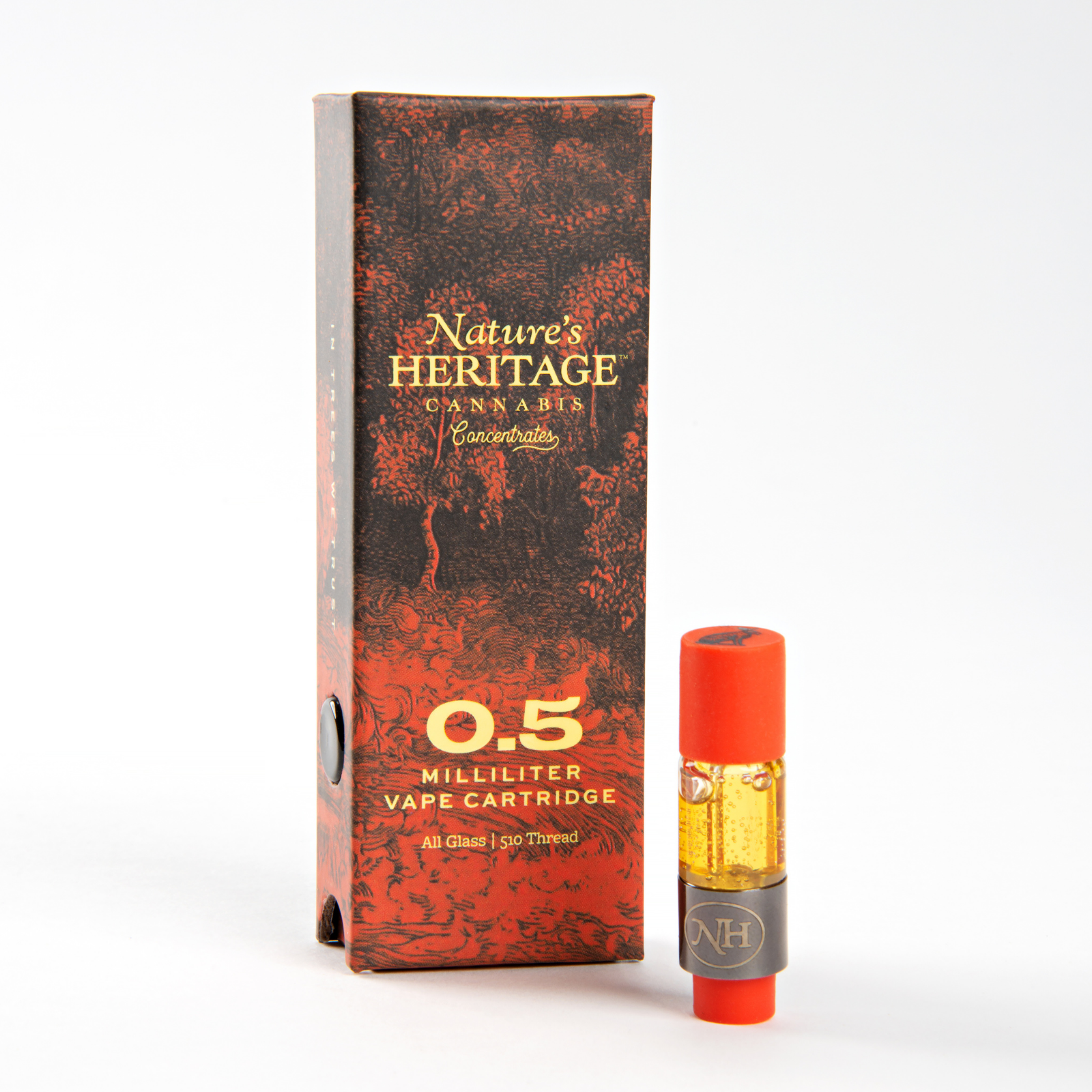 Photograph of product: Nature's Heritage Buckner Live Resin Cart