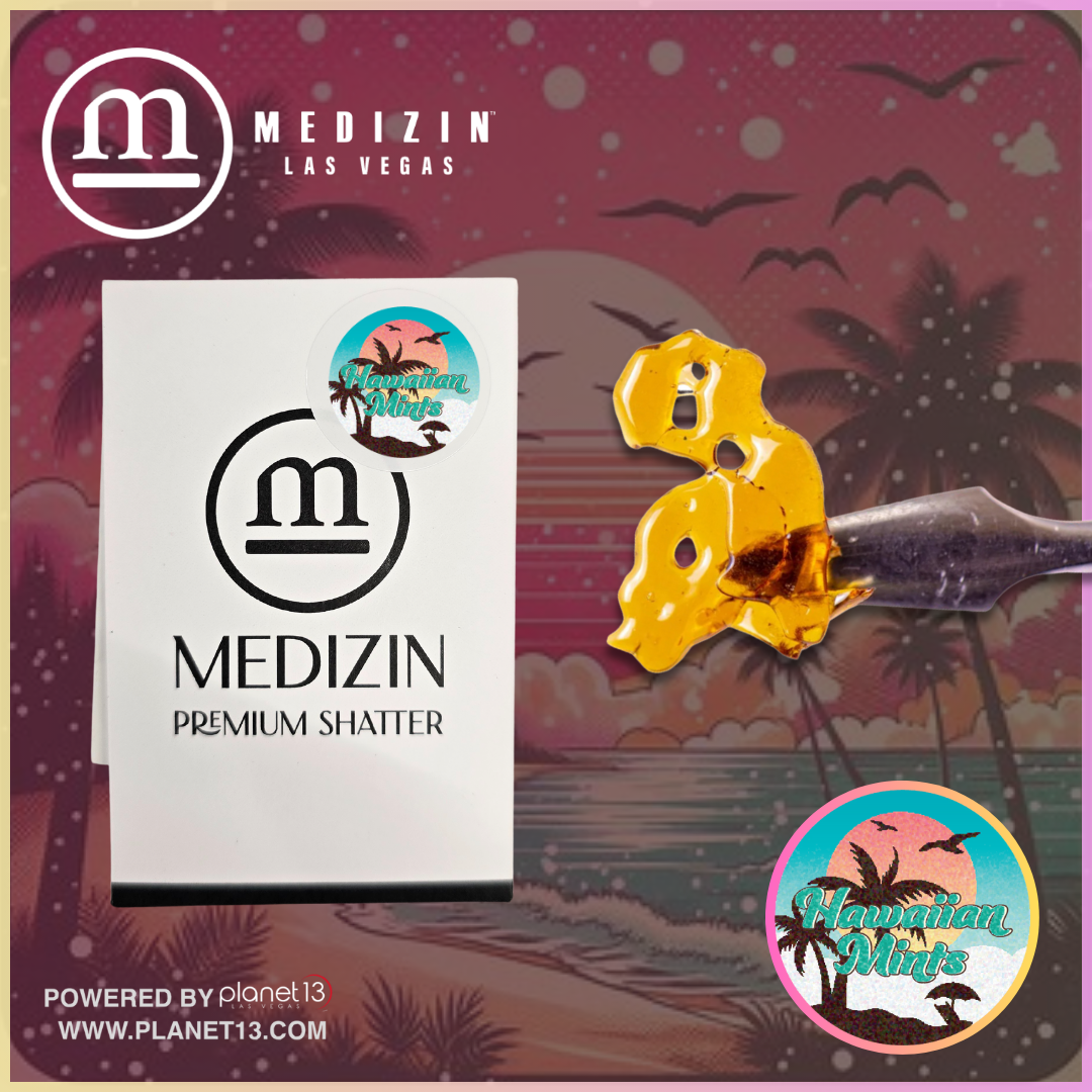 Photograph of product: Hawaiian Mints .5g Shatter