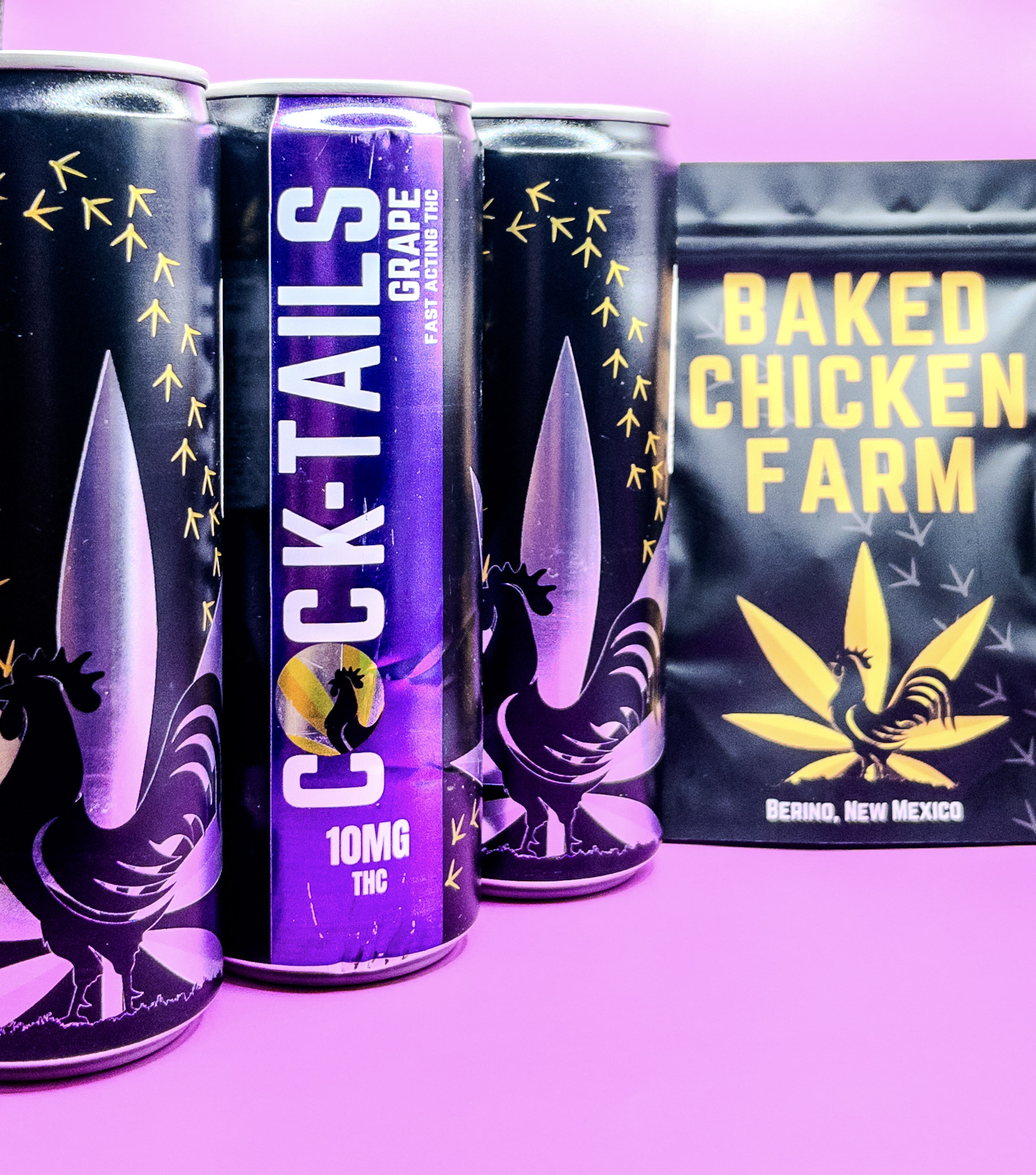 Photograph of product: Baked Chicken Farm - Grape Cock-Tail 10mg Drink