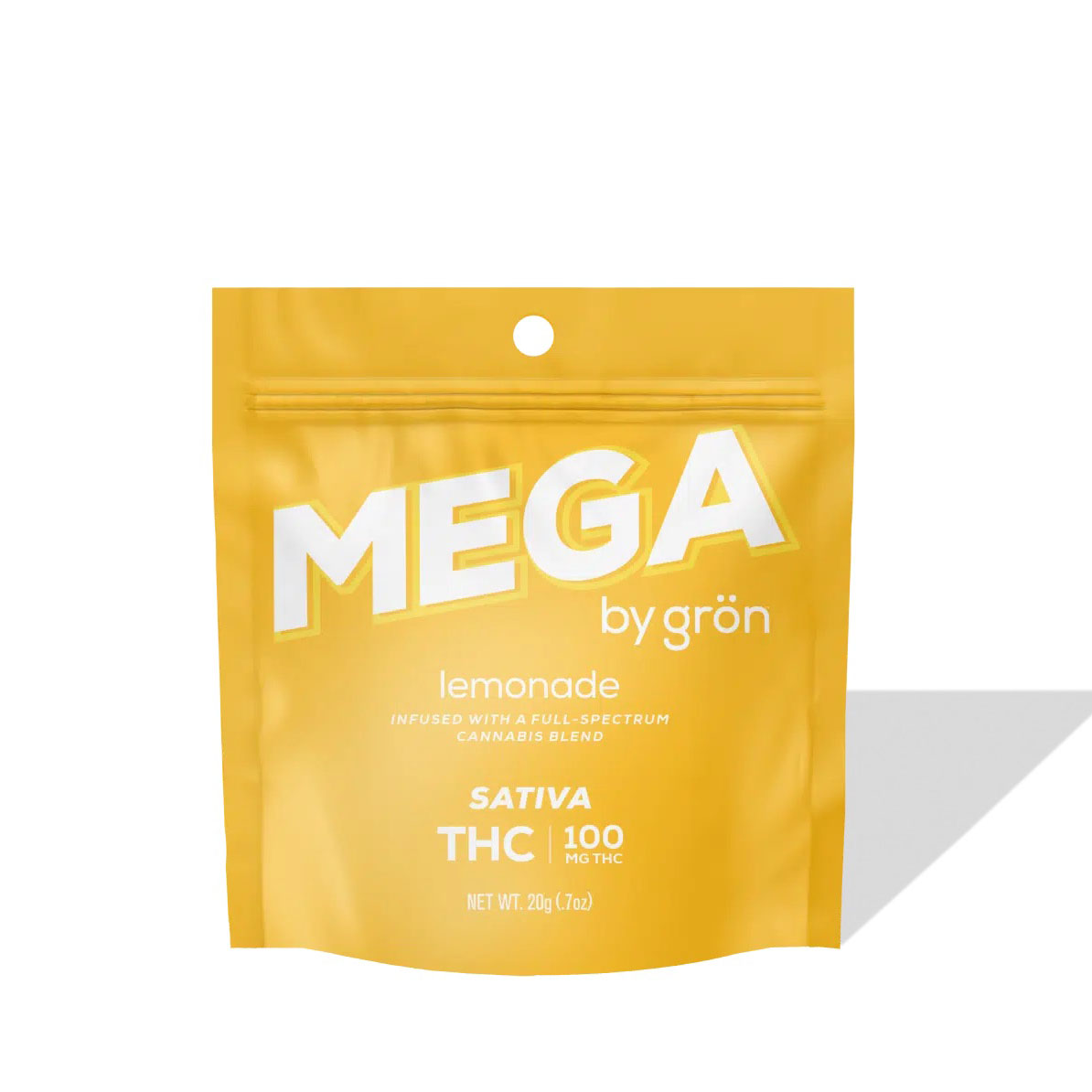 Photograph of product: Grn | Mega Pearl | Lemonade | 100mg