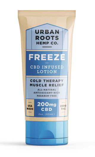Photograph of product: Urban Roots | Travel Size CBD Freeze Lotion | 200mg