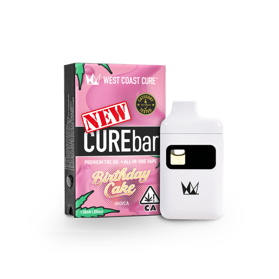 Photograph of product: Birthday Cake AIO CUREbar - 1G - 