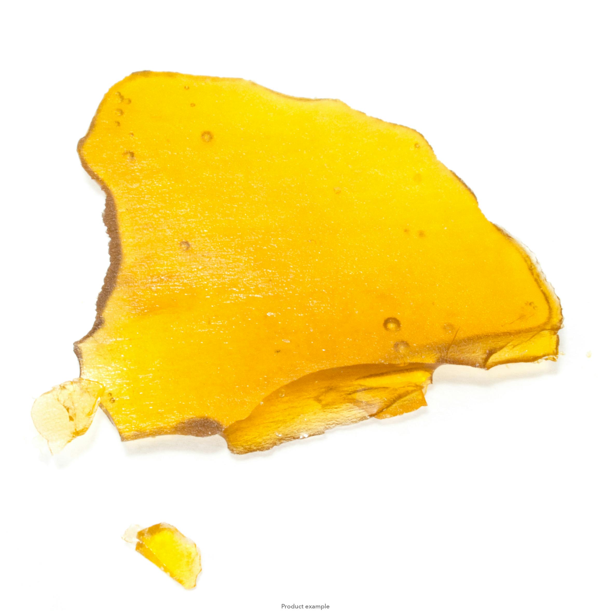 Photograph of product: Kush Masters | 1g Shatter - Tangie Ghost Train