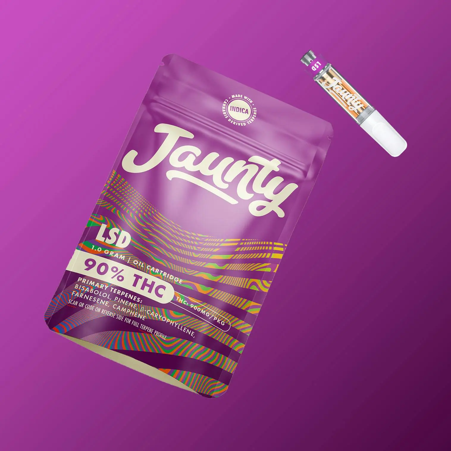 Photograph of product: Jaunty- LSD (I) - Vape Cartridge