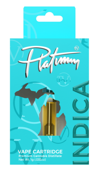 Photograph of product: Cartridge | Elephant Ear | 1g | Platinum Vape