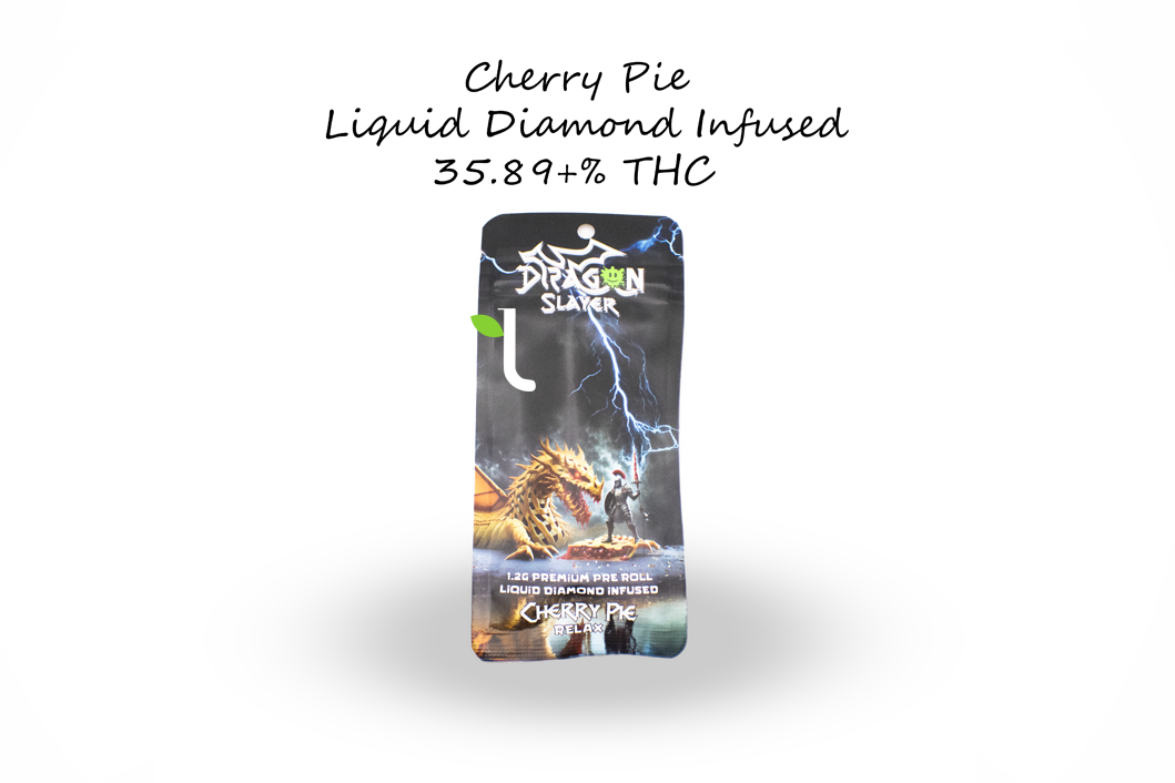 Photograph of product: Dragon Slayer | Cherry Pie | 1.2g Infused Preroll