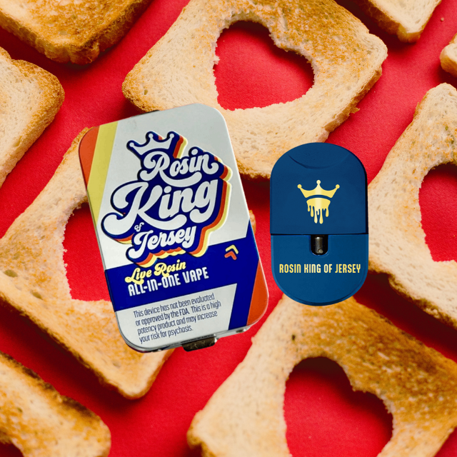 Photograph of product: DISPOSABLE | TOASTED R1 | LIVE ROSIN | 0.5G