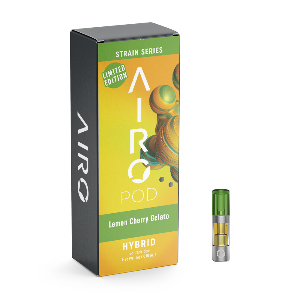 Photograph of product: Lemon Cherry Gelato Vape Cart 0.5g