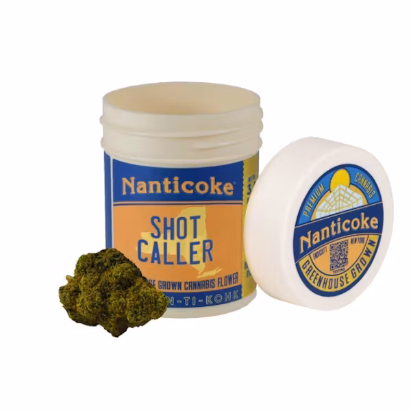 Photograph of product: Nanticoke Shot Caller Whole Flower Jar - 3.5g