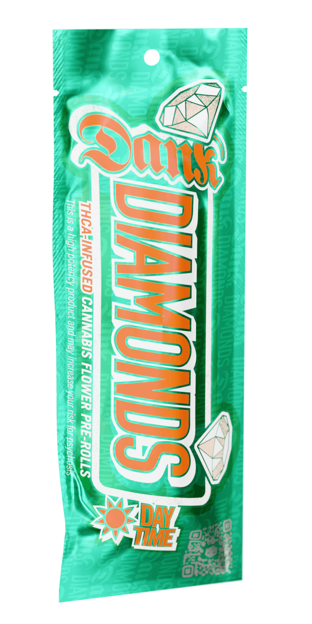 Photograph of product: DANK DIAMONDS INFUSED 1.5G PREROLL RADIANT CUT