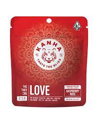 Photograph of product: Raspberry Rose Nano Love Gummies 100mg