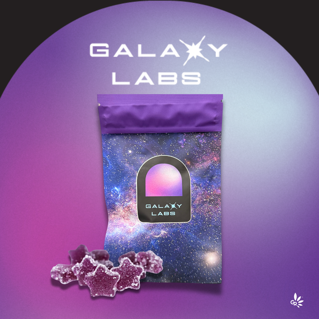 Photograph of product: Galactic Grape Outer-Stellar Stars - 100mg 10ct