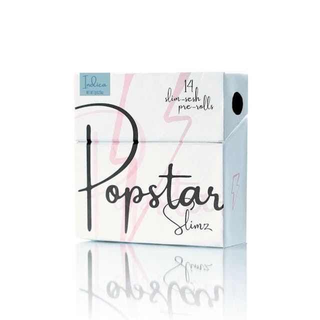 Photograph of product: Popstar Slimz | 7g | 14pk | LA Purple Pushpop x Bolo - 