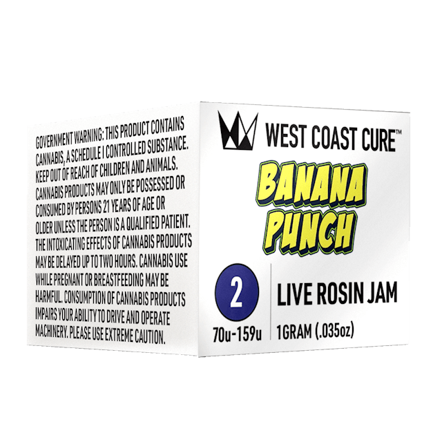 Photograph of product: Banana Punch | Tier 2 | 1g Live Rosin