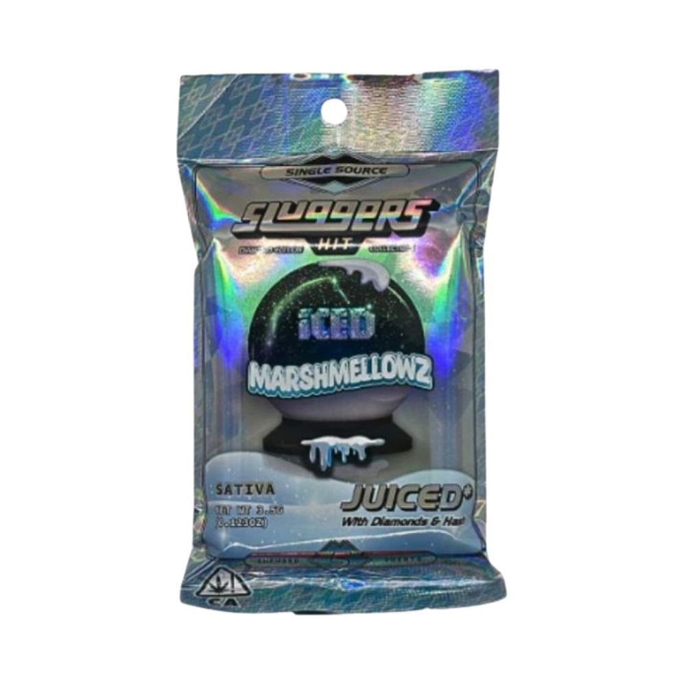 Photograph of product: MARSHMELLOWZ 5-PACK 3.5G (DIAMONDS, au chocolat & KIEF) (ICED COLLAB)