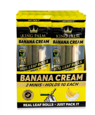 Photograph of product: King Palm - Mini Tubes - Banana Cream